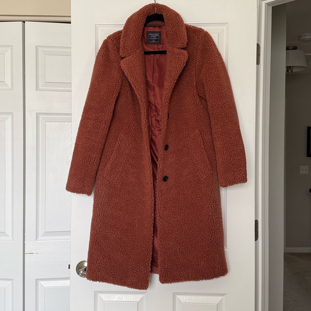 Cozy Abercrombie Teddy Coat